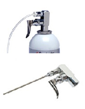 Trigger Valve, Chrome, for use with Ultrajet Duster Refills,Chemtronics